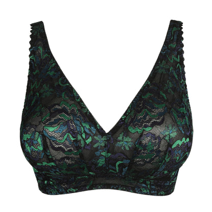 SAN ANGEL Peacock Feather bralette