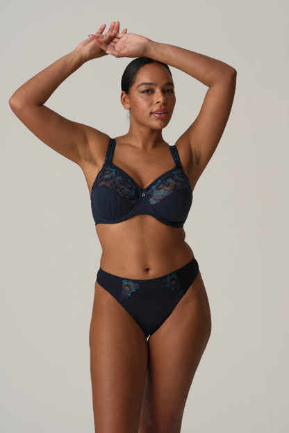 DEAUVILLE velvet blue tanga