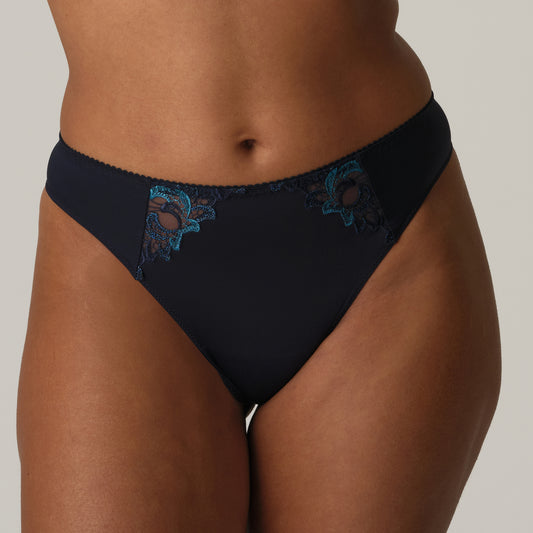 DEAUVILLE velvet blue tanga