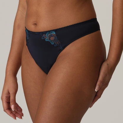 DEAUVILLE velvet blue tanga