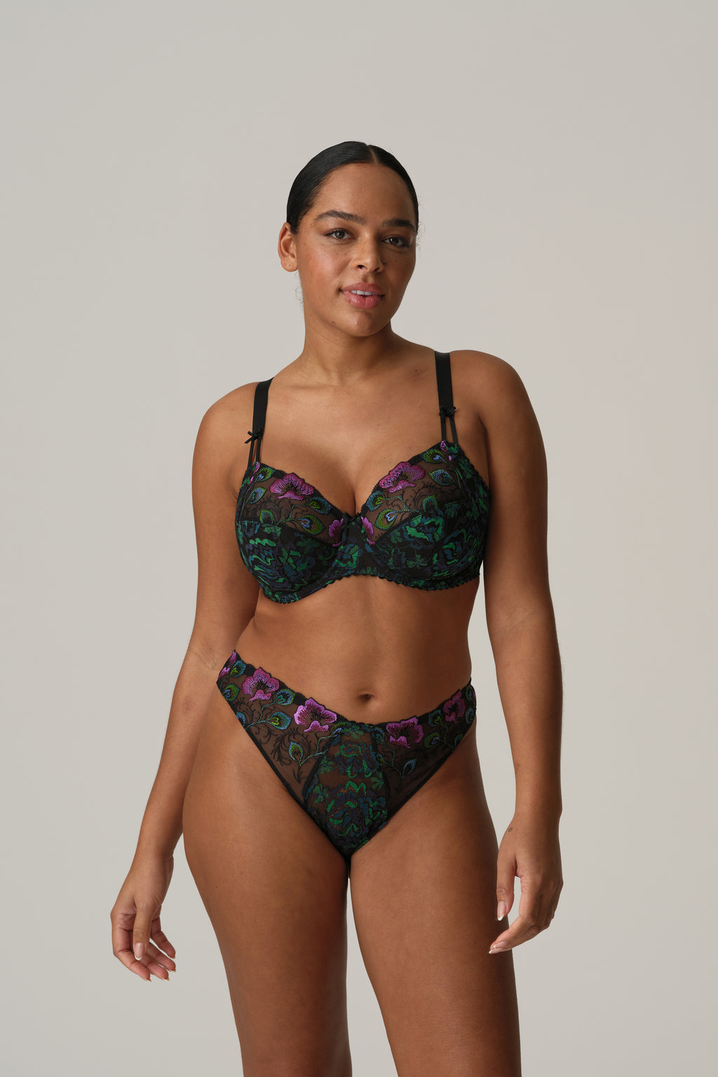 SAN ANGEL Peacock Feather tanga