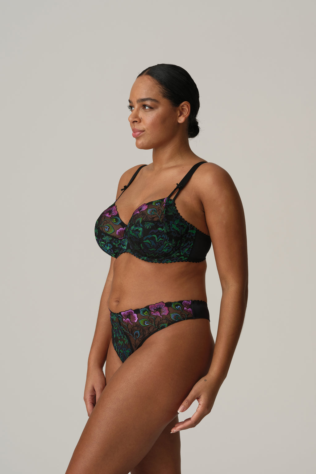 SAN ANGEL Peacock Feather tanga