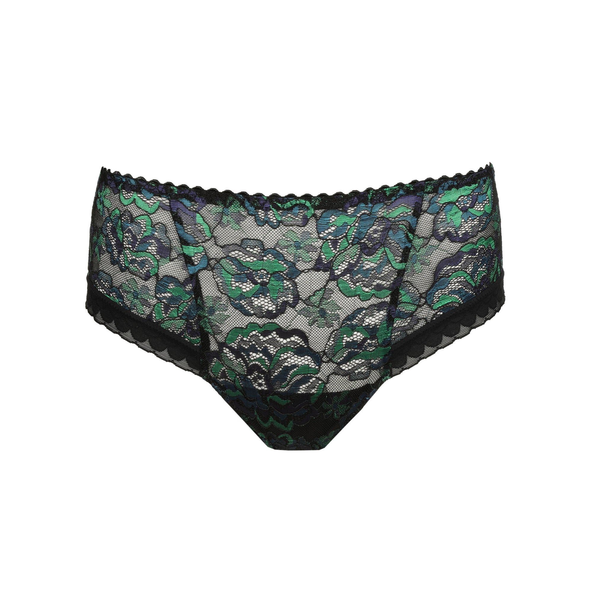 SAN ANGEL Peacock Feather tanga de lujo