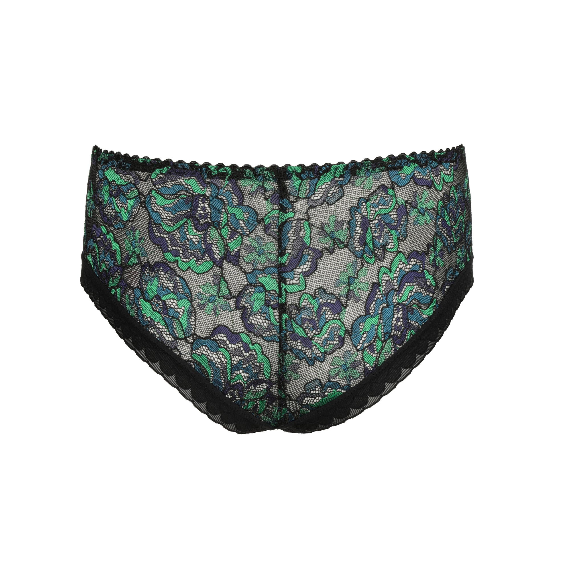 SAN ANGEL Peacock Feather tanga de lujo