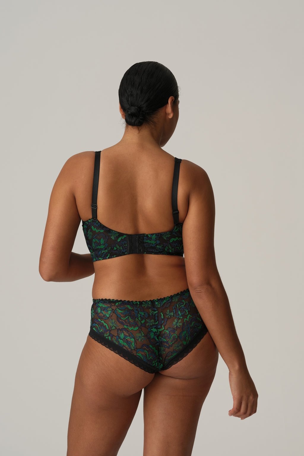 SAN ANGEL Peacock Feather tanga de lujo