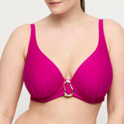 UVITA Deep Magenta bikini escote prof. con foam
