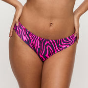 MALABO hot pink zebra bikini braga bikini