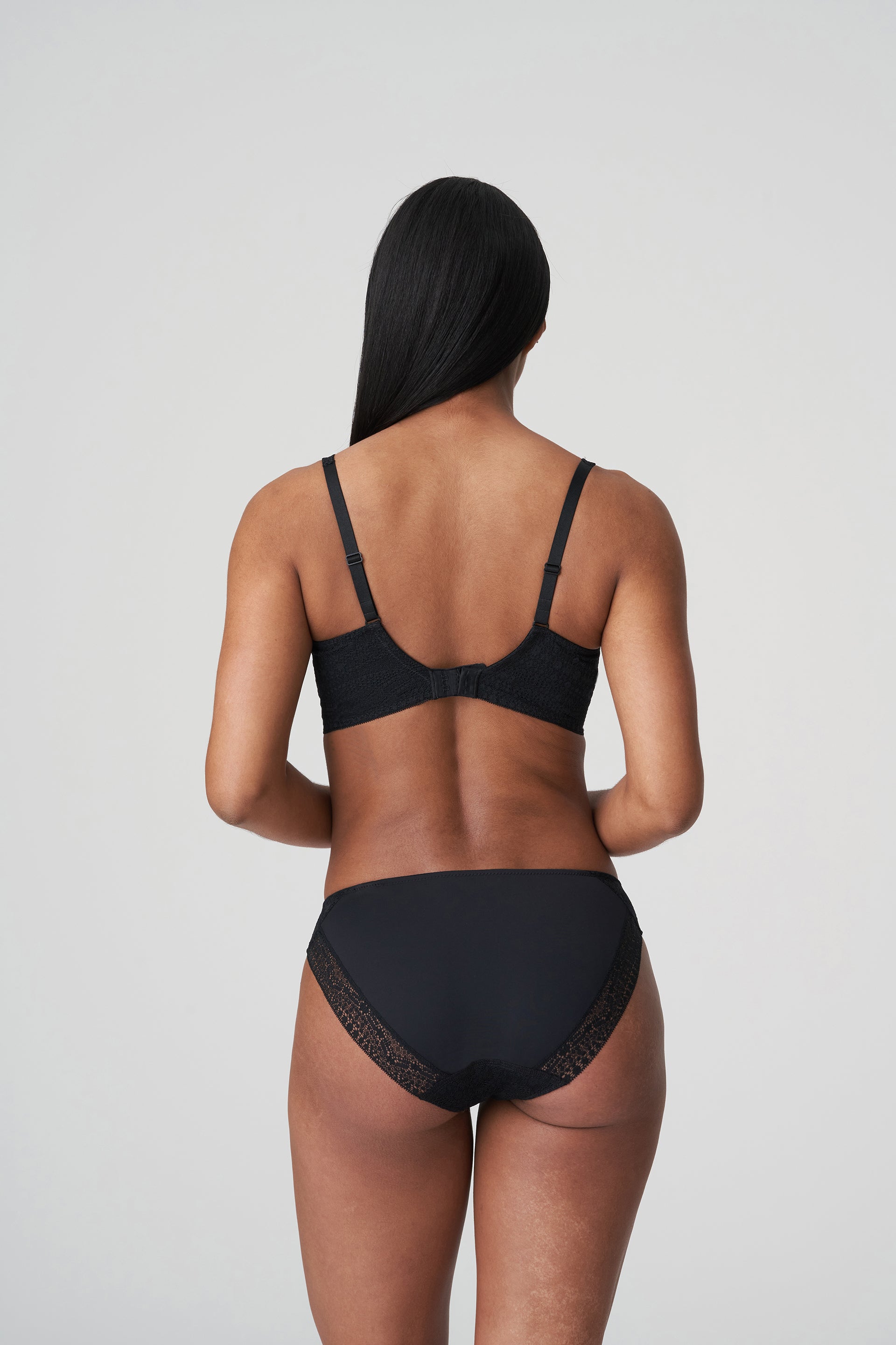 EPIRUS negro sujetador balconet con foam