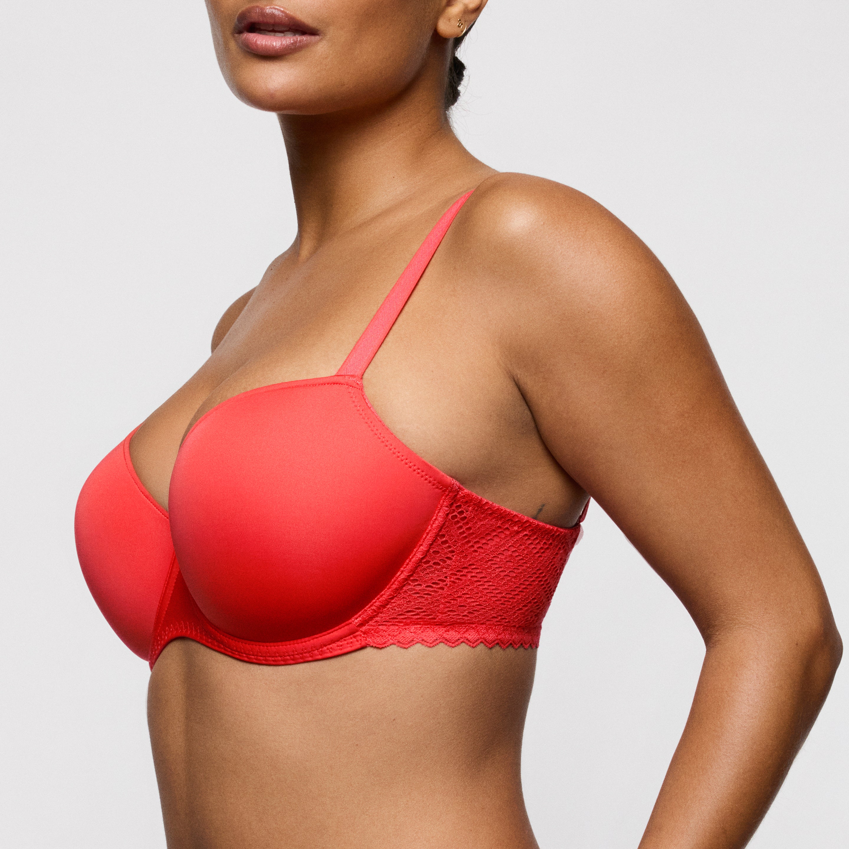 GRACE BAY coral sujetador balconet con foam