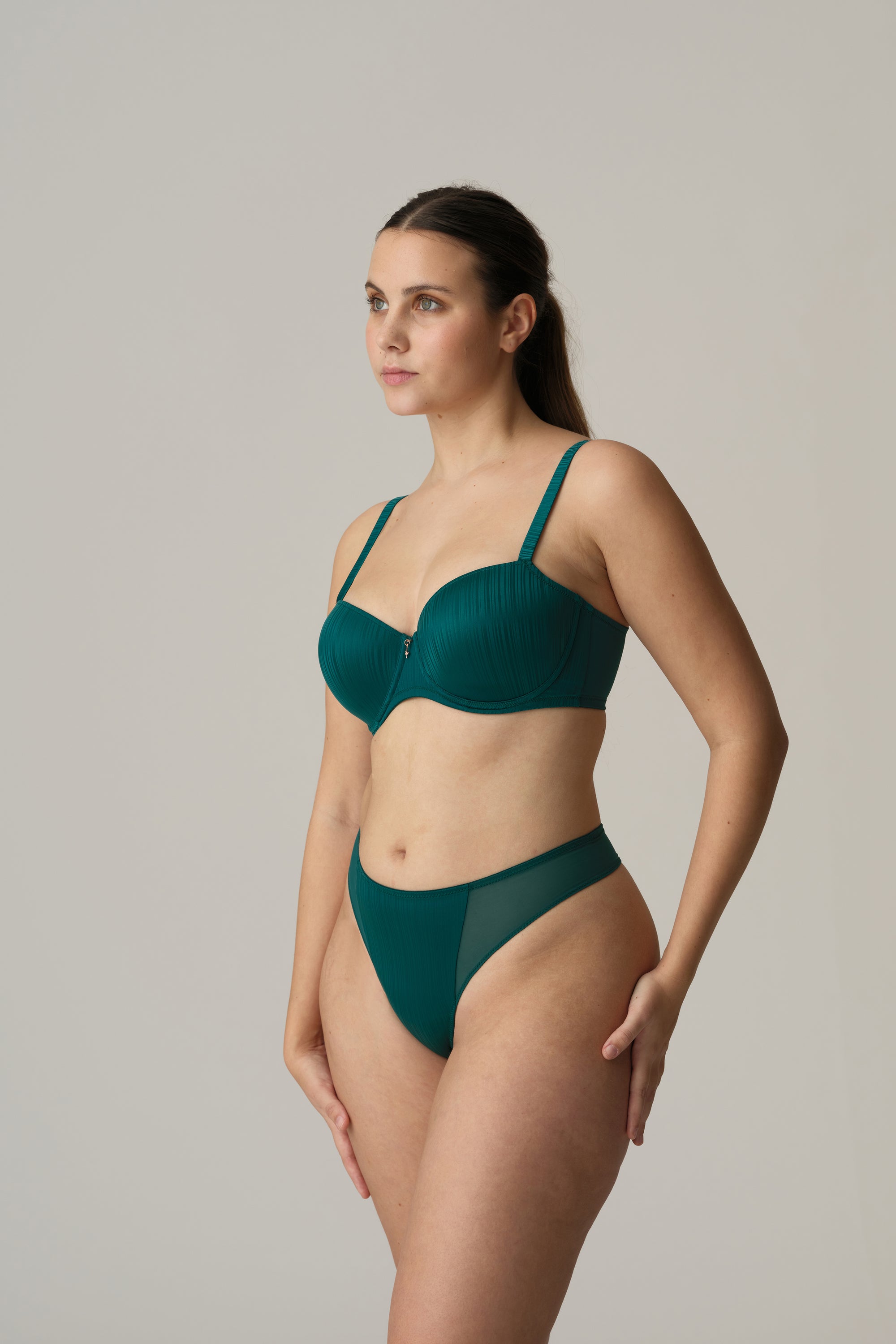 KNOKKE Jasper Green sujetador balconet con foam