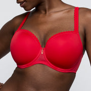 WOWGIRL true red sujetador balconet con foam