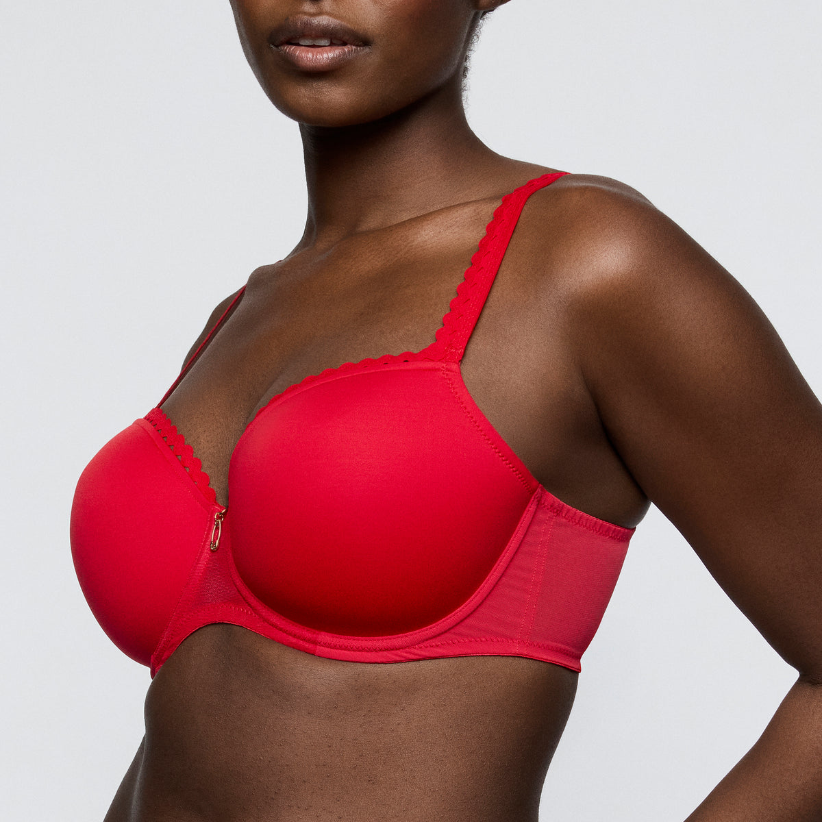WOWGIRL true red sujetador balconet con foam