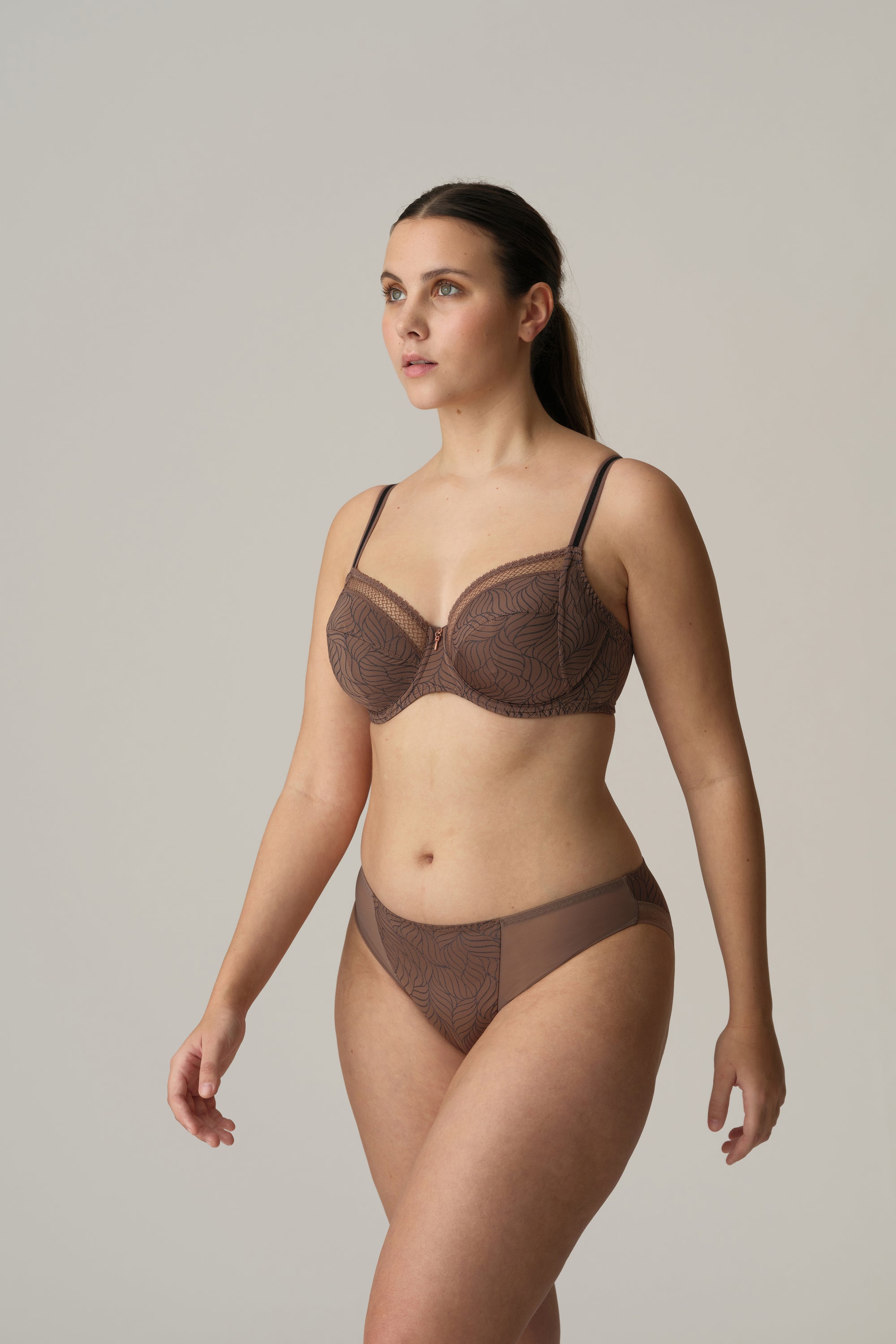 AJUSCO Caribe Taupe braga bikini