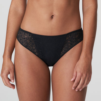 EPIRUS negro braga bikini