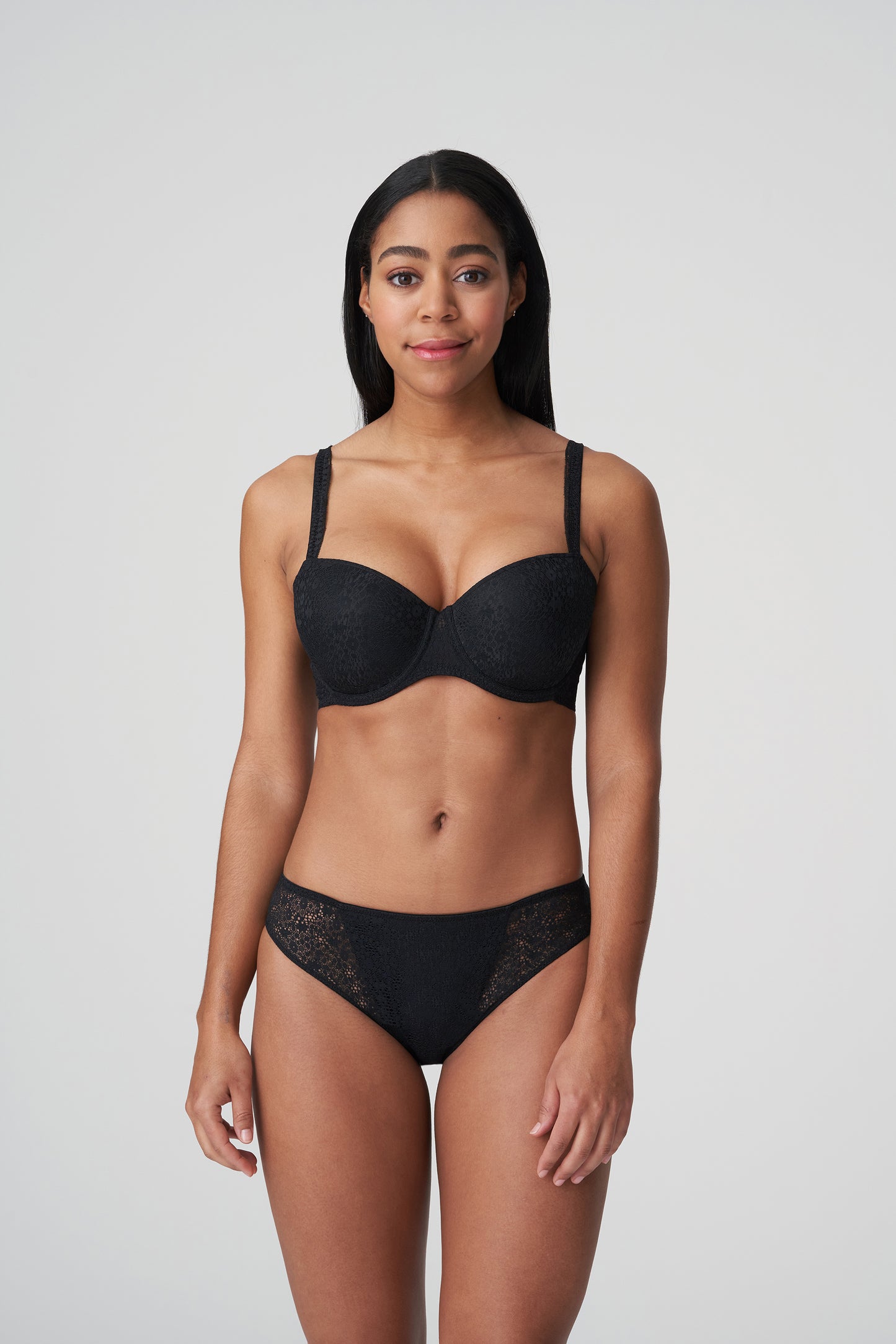 EPIRUS negro braga bikini