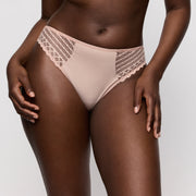 TWIST SIDE Powder Rose braga bikini