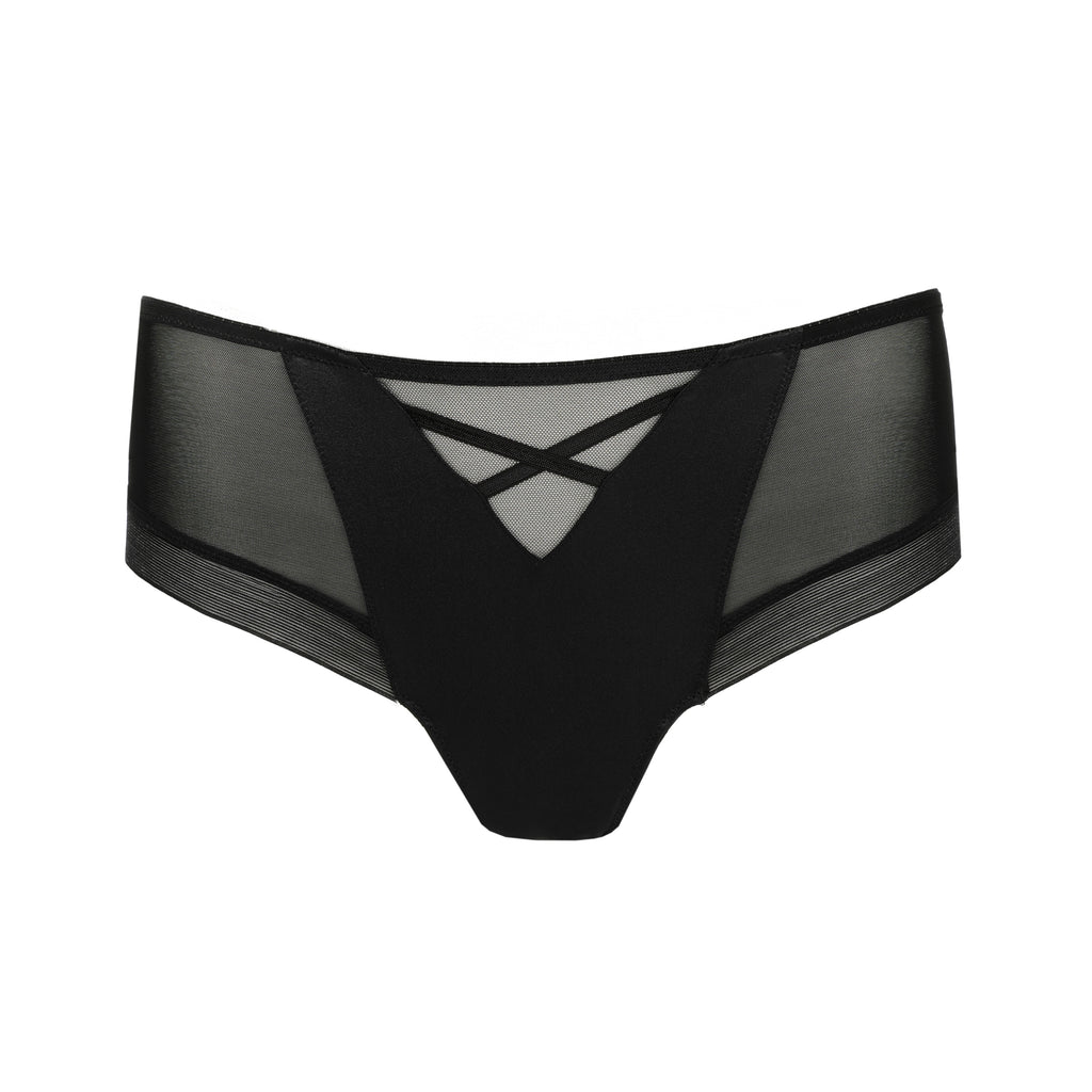 ZIPOLITE negro hotpants