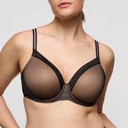 COOLS negro suj. con foam escote corazón