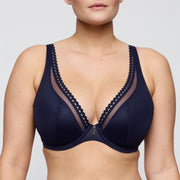 WOWGIRL evening blue suj. escote prof medio relleno