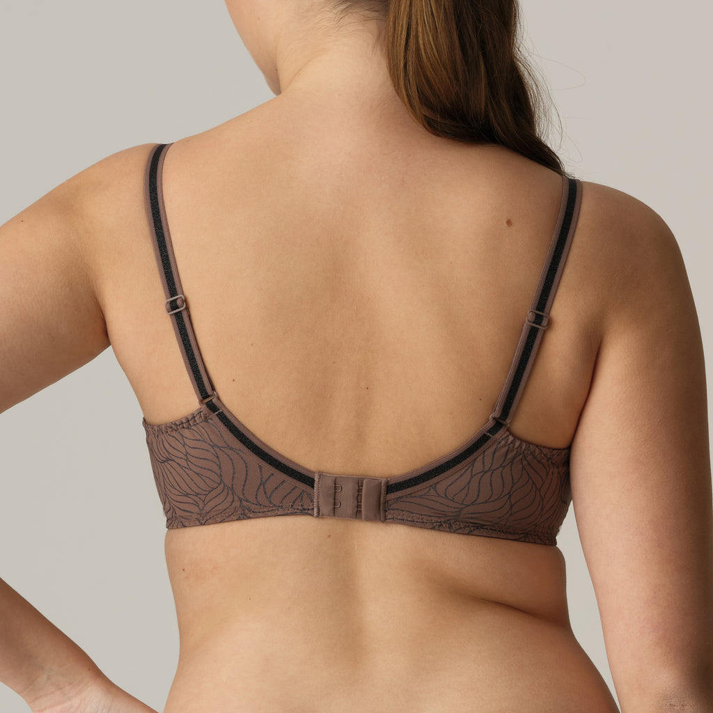 AJUSCO Caribe Taupe suj. con foam escote corazón