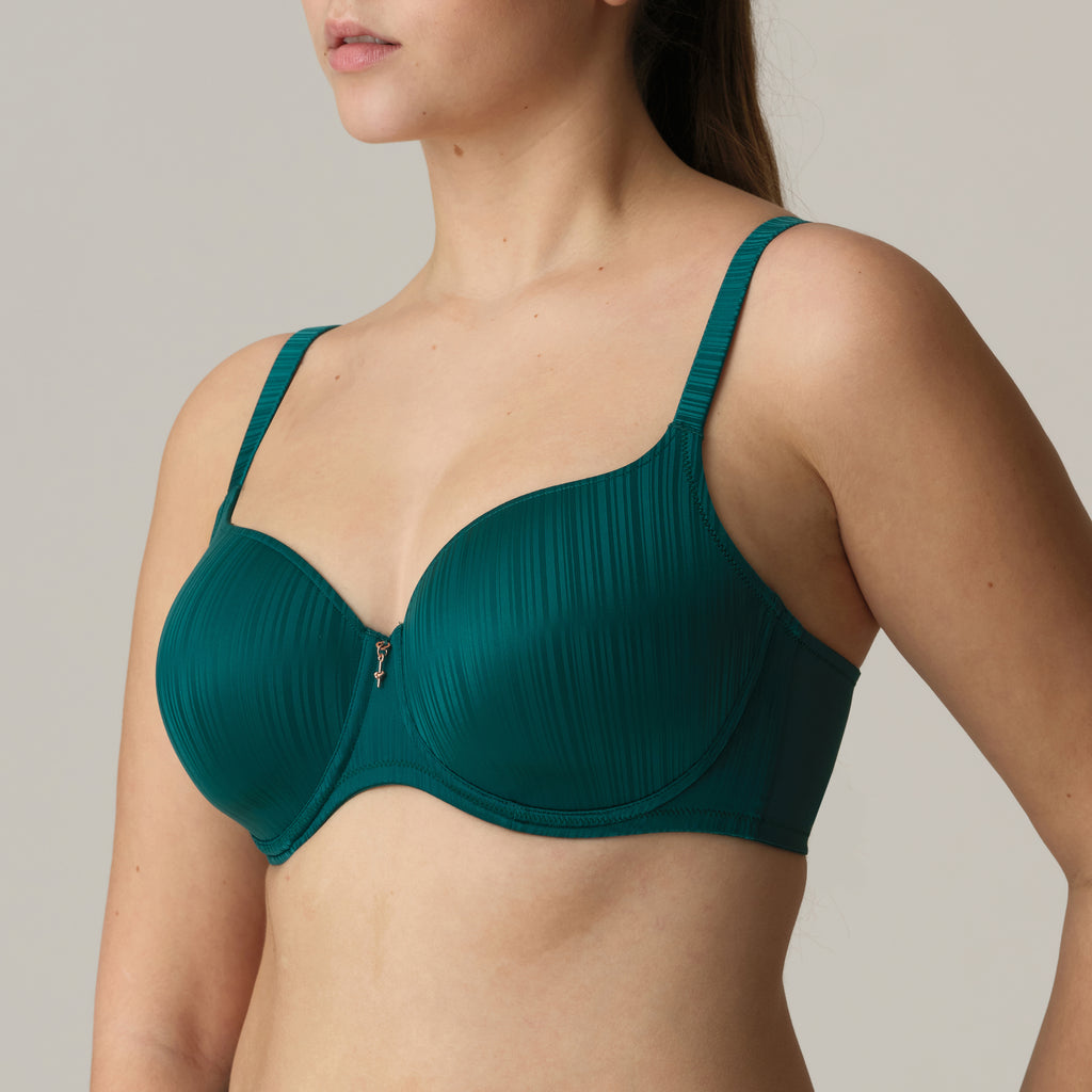 KNOKKE Jasper Green suj. con foam escote corazón