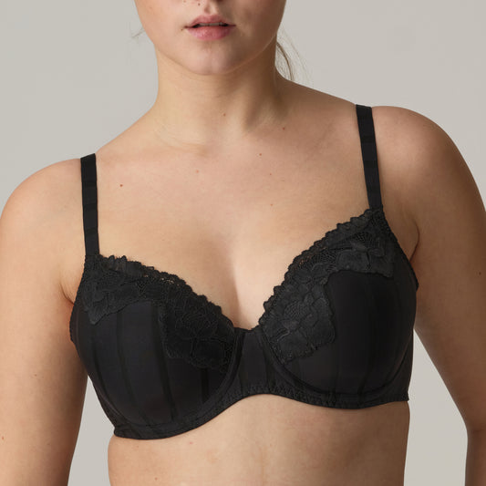 MALDIVES negro suj. con foam escote corazón