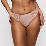 TWIST SIDE Powder Rose tanga