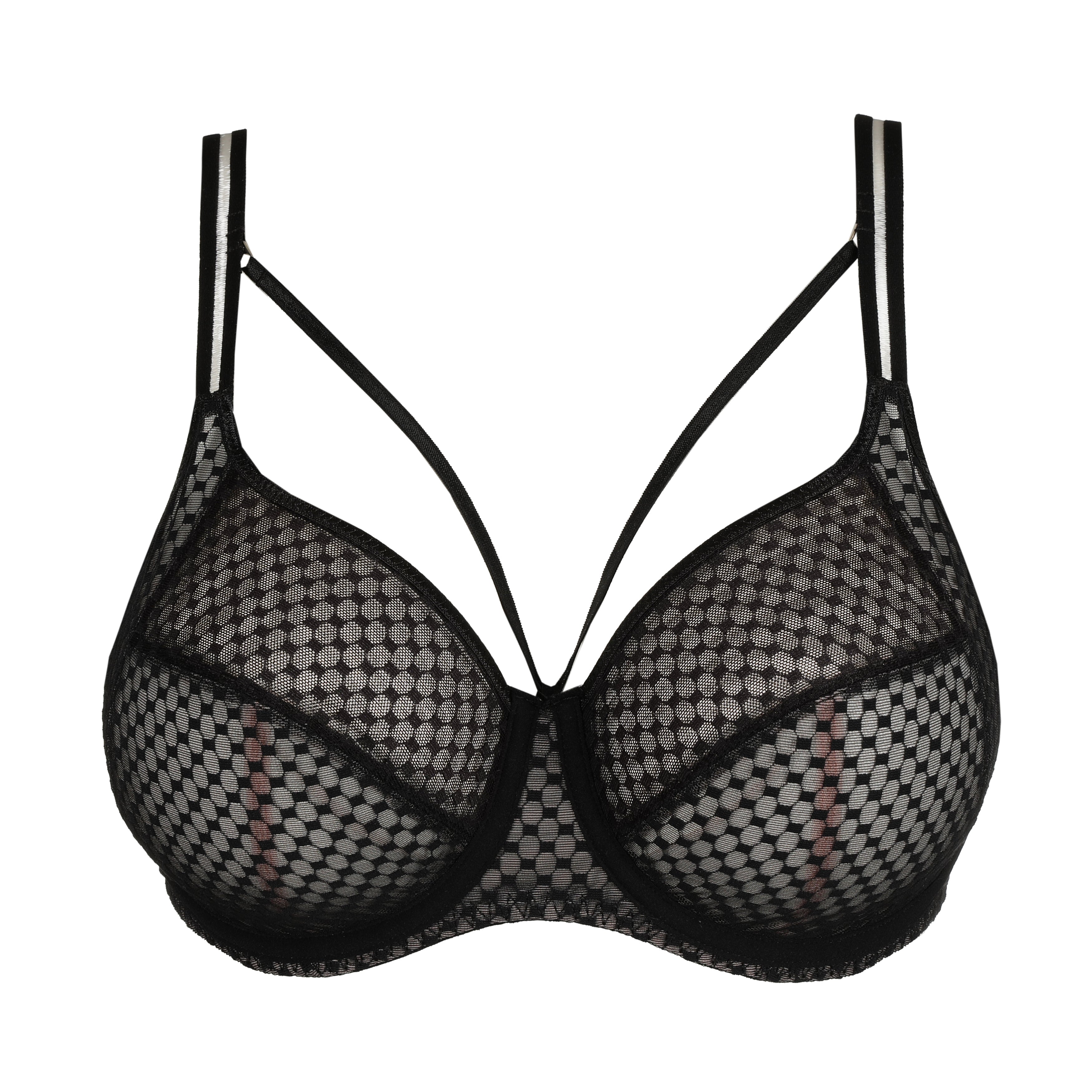 GLASS BEACH negro sujetador copa entera