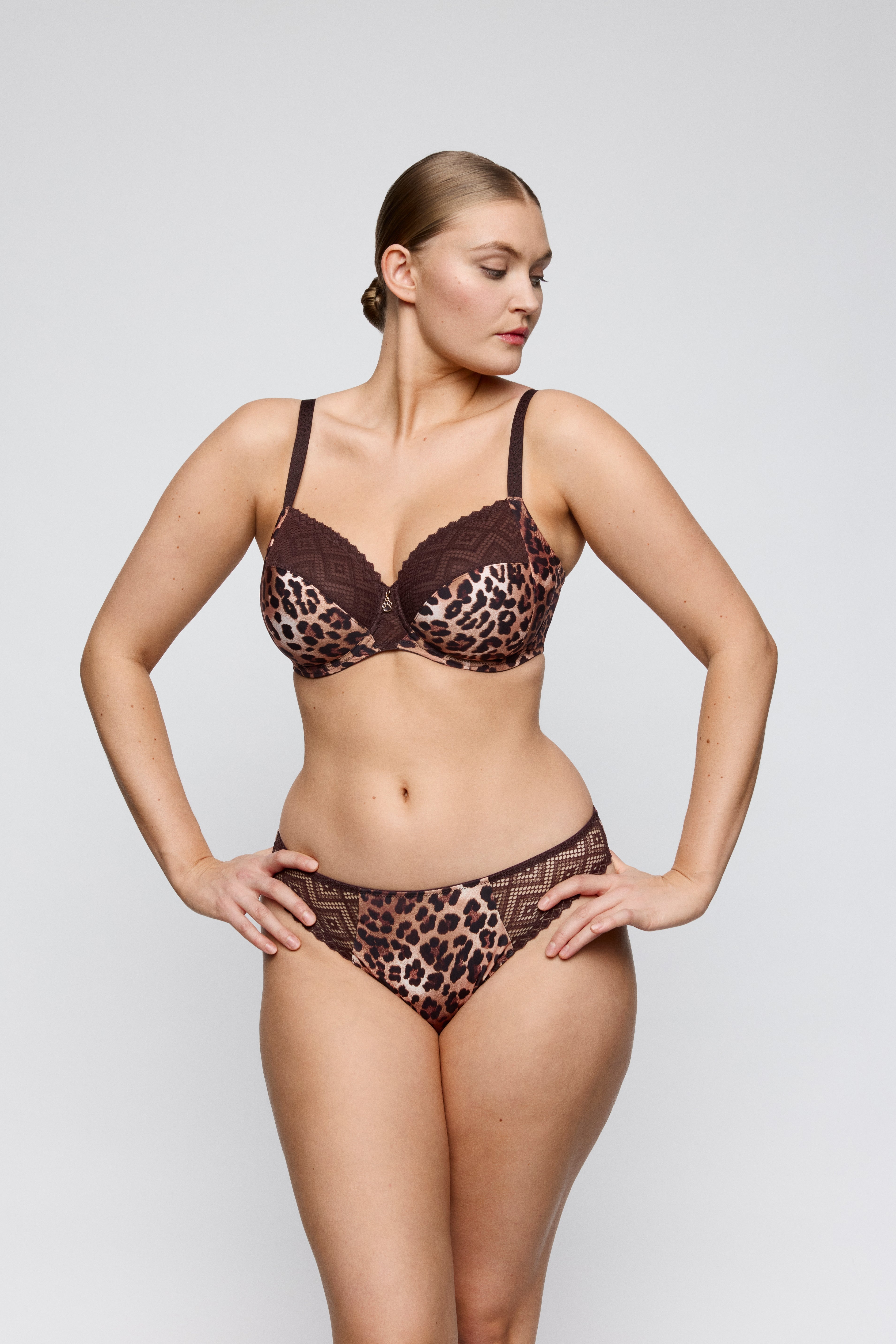 GIGANNI Leopard bloom tanga
