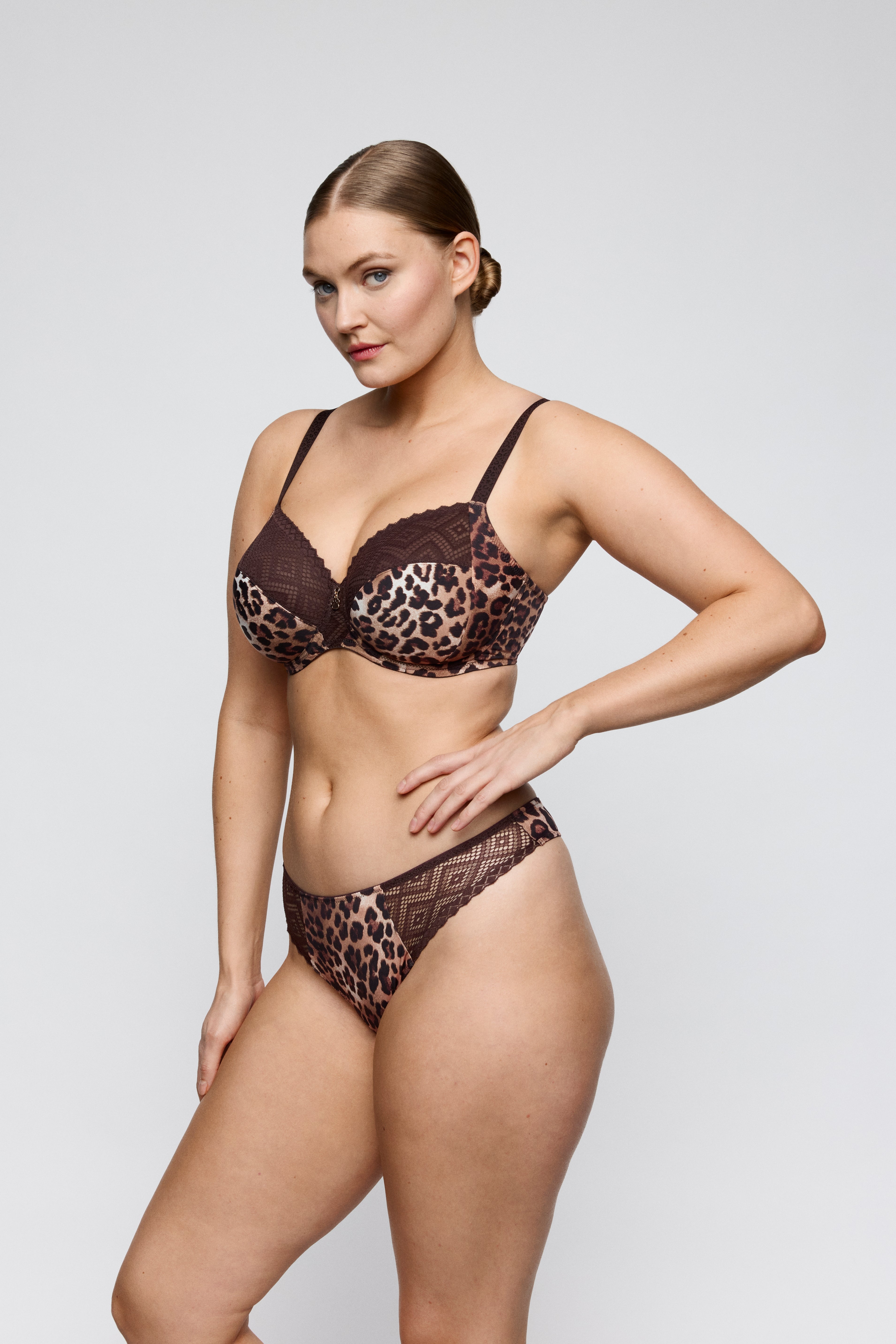 GIGANNI Leopard bloom tanga