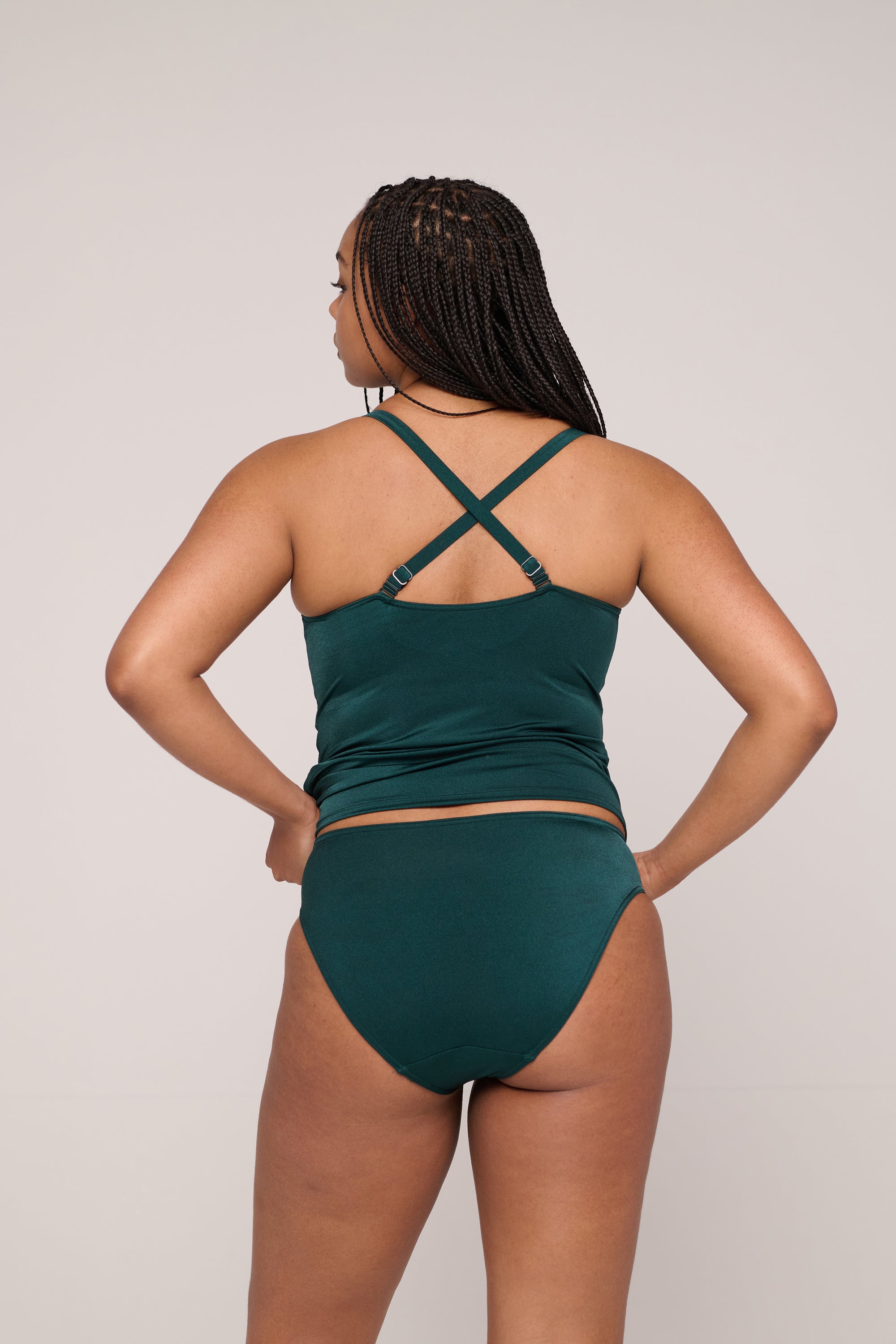 MANGALORE jewel green tankini copa entera