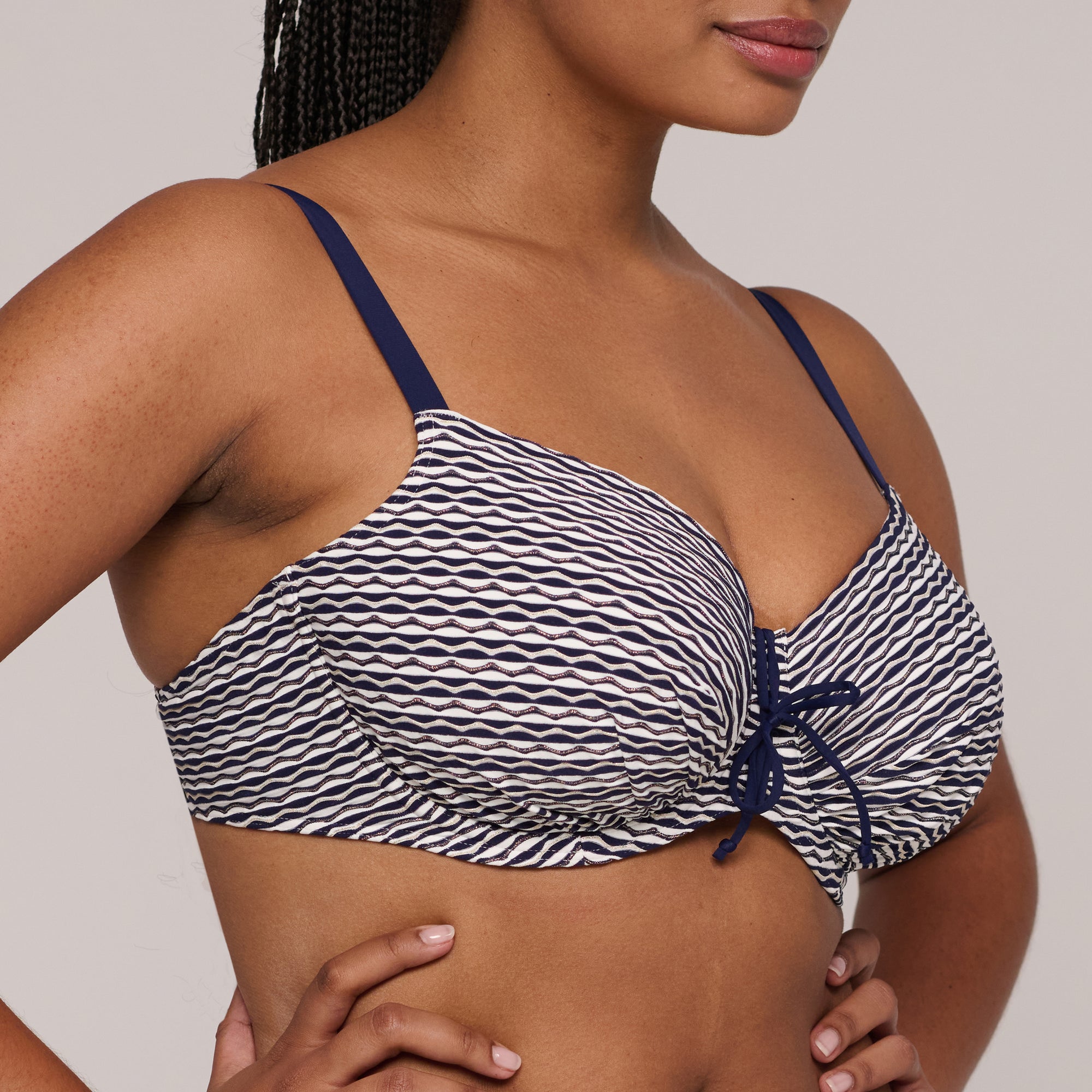 KALBA Water Blue bikini balconet con foam