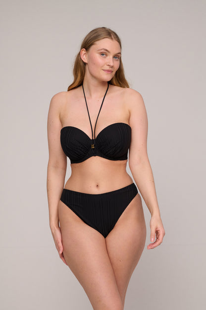 KIRUNA negro bikini sin tirantes con foam
