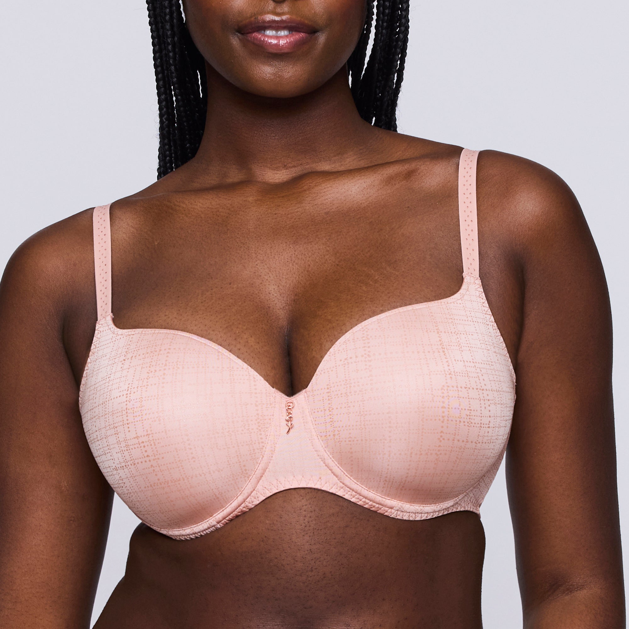 VENNERA Dusty Pink suj. con foam escote corazón