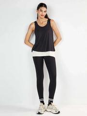 Legging largo cintura alta