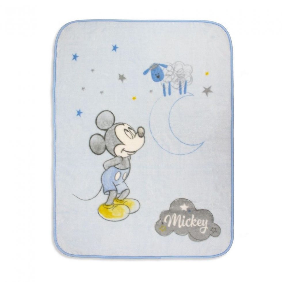 Manta cuna Mickey Mouse / Minnie Mouse Disney
