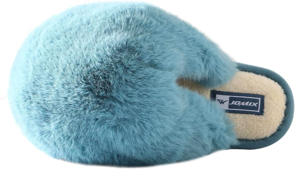 Pantuflas de Peluche Nube para Mujer azul 3