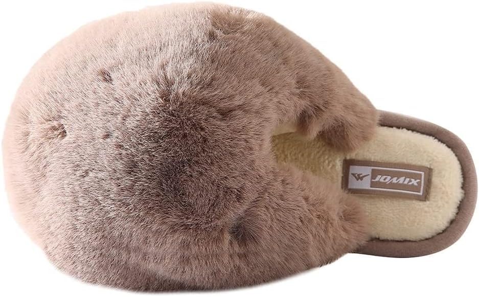 Pantuflas de Peluche Nube para Mujer caqui 4