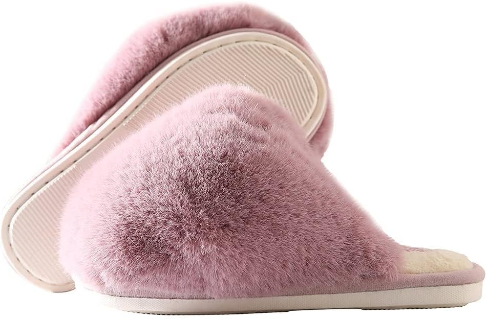 Pantuflas de Peluche Nube para Mujer rosa 3