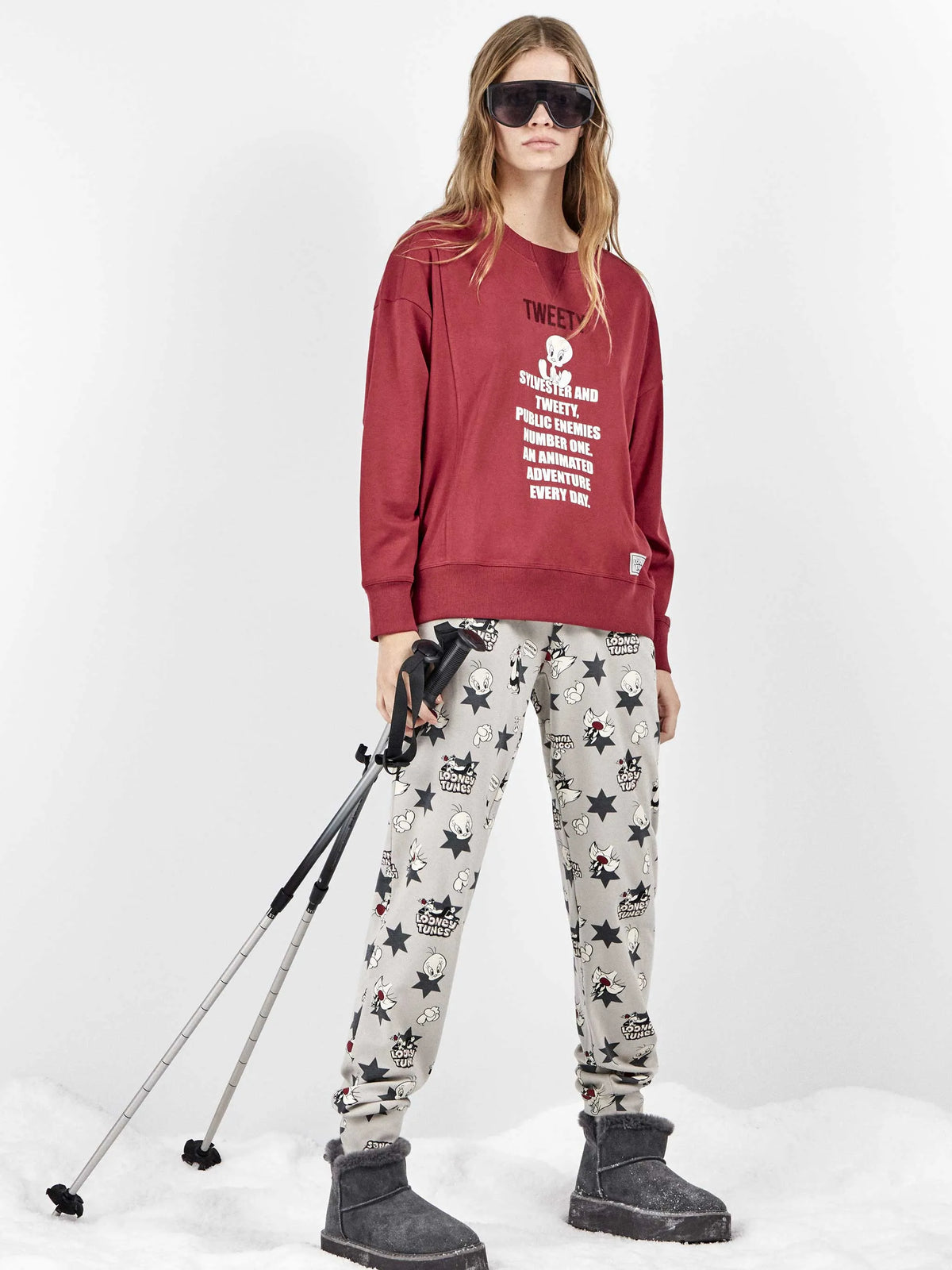 Pijama Looney Tunes estampado de Tweety