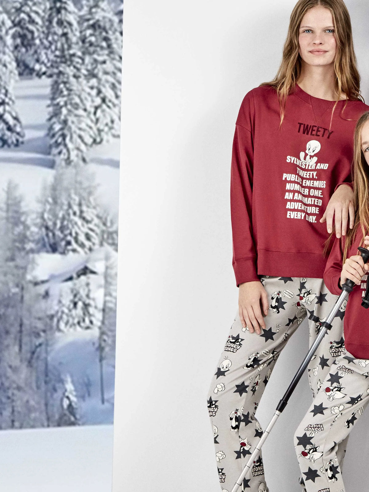 Pijama Looney Tunes estampado de Tweety