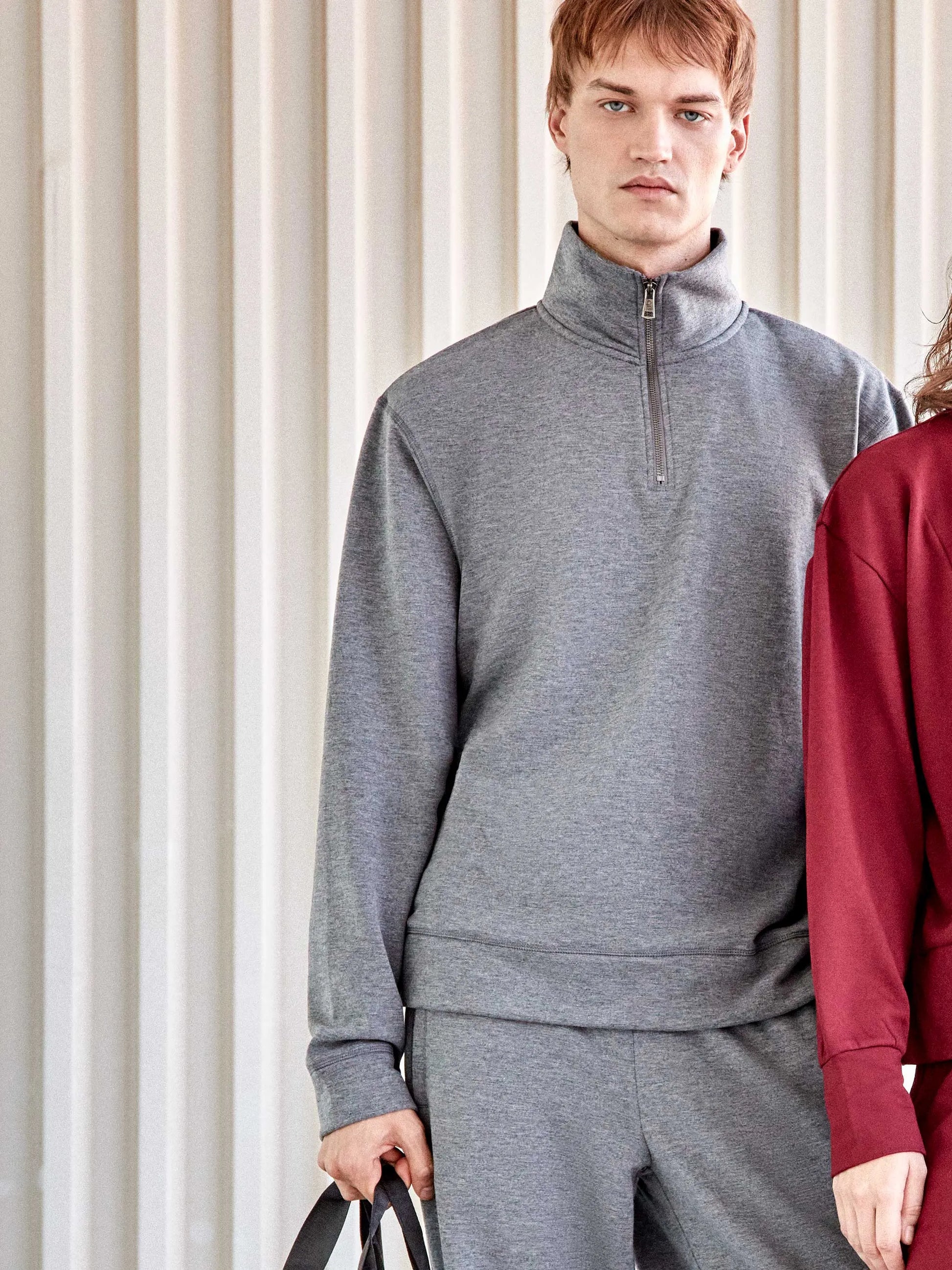 Sudadera deportiva felpa hombre con cremallera