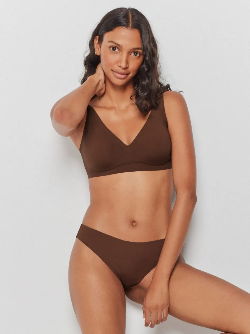 Sujetador push-up extraíble, sin costuras y sin aro