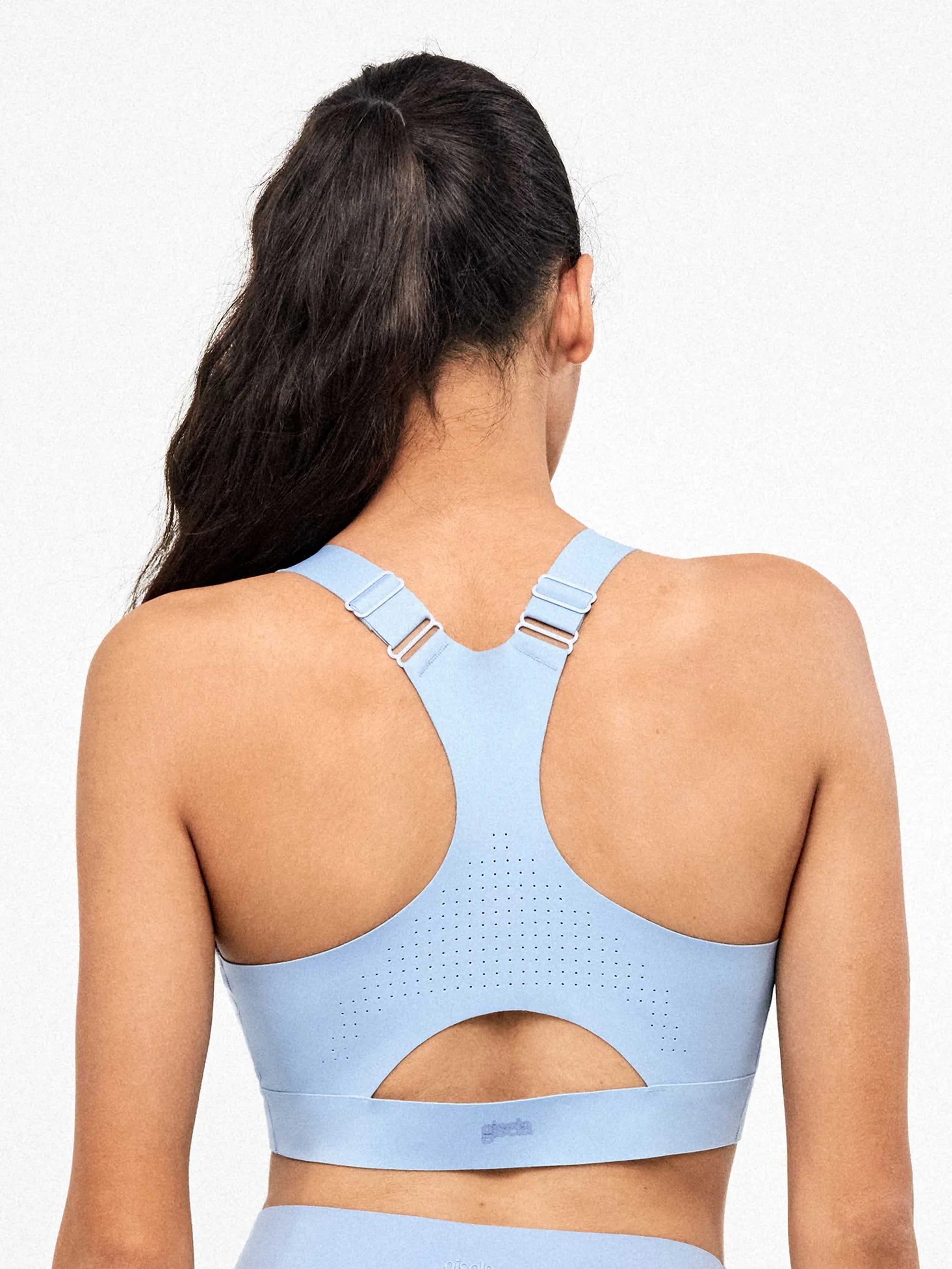 Sujetador deportivo de alta sujeción cremallera delantera