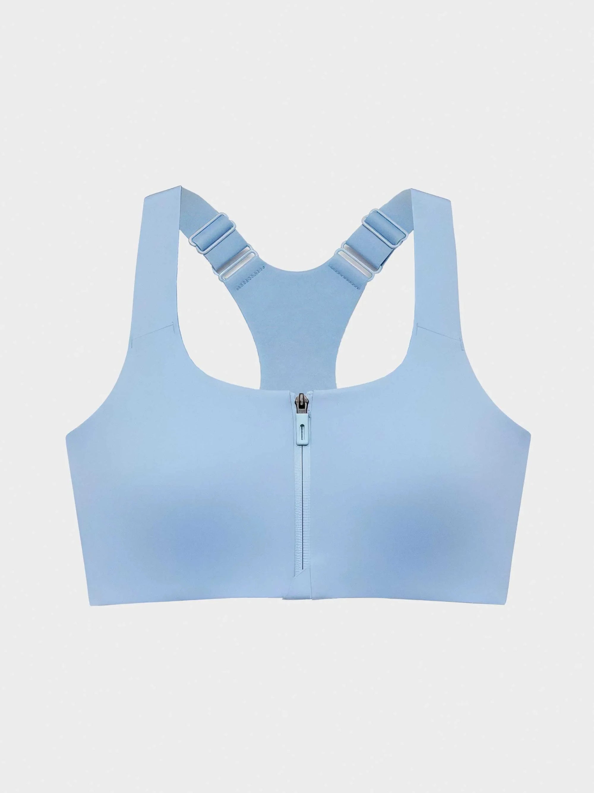 Sujetador deportivo de alta sujeción cremallera delantera