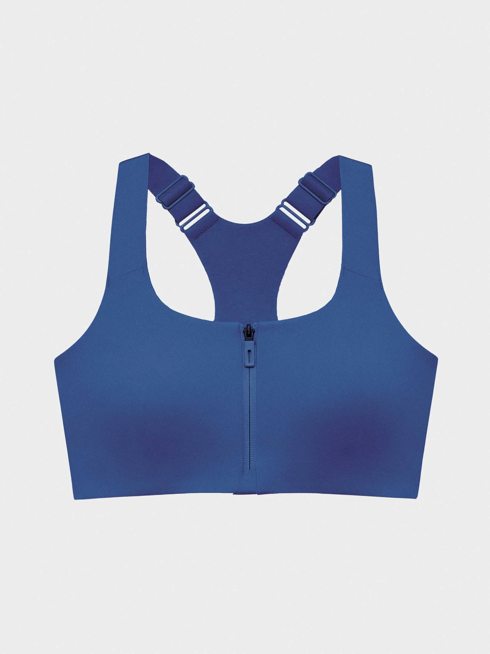 Sujetador deportivo de alta sujeción cremallera delantera
