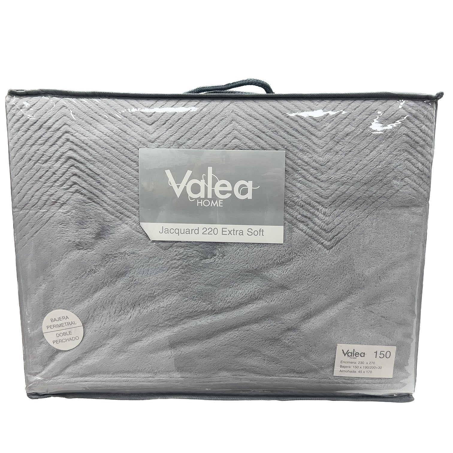 Juego de sábanas de coralina lisa de Valea