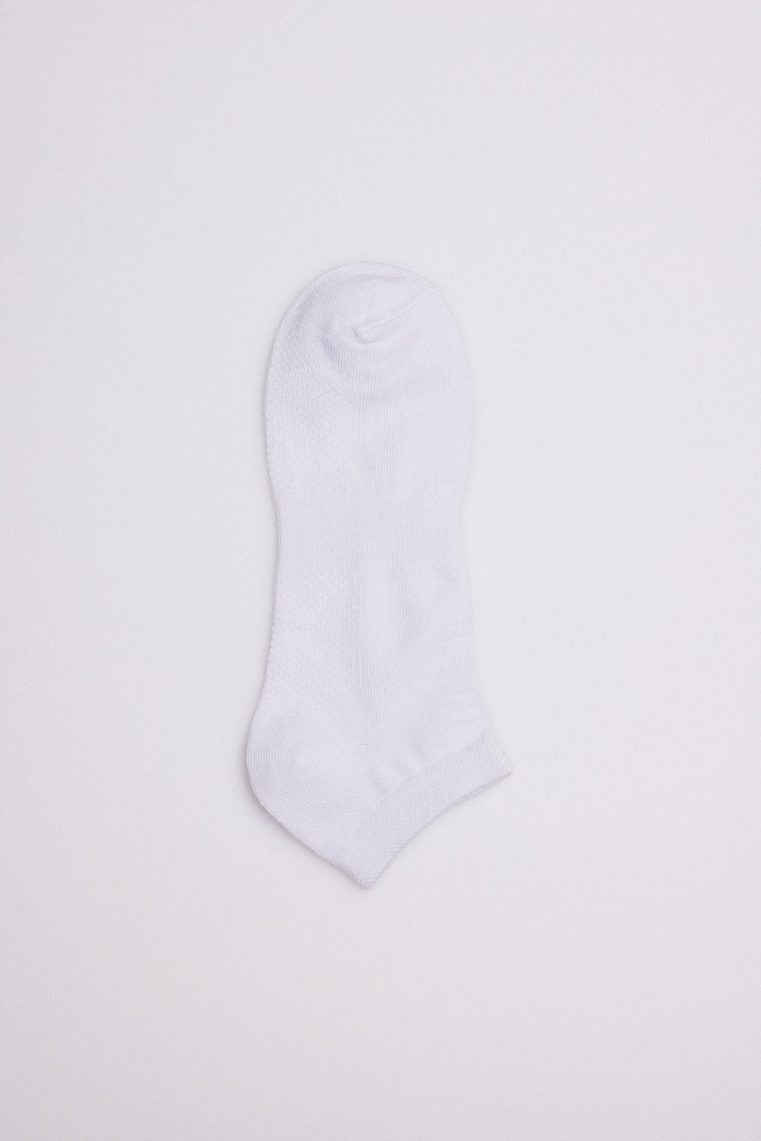 12745 1 calcetin invisible transpirable - Blanco