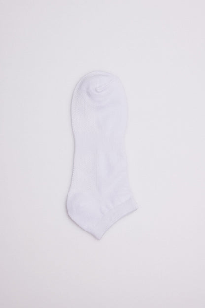 12745 1 calcetin invisible transpirable - Blanco