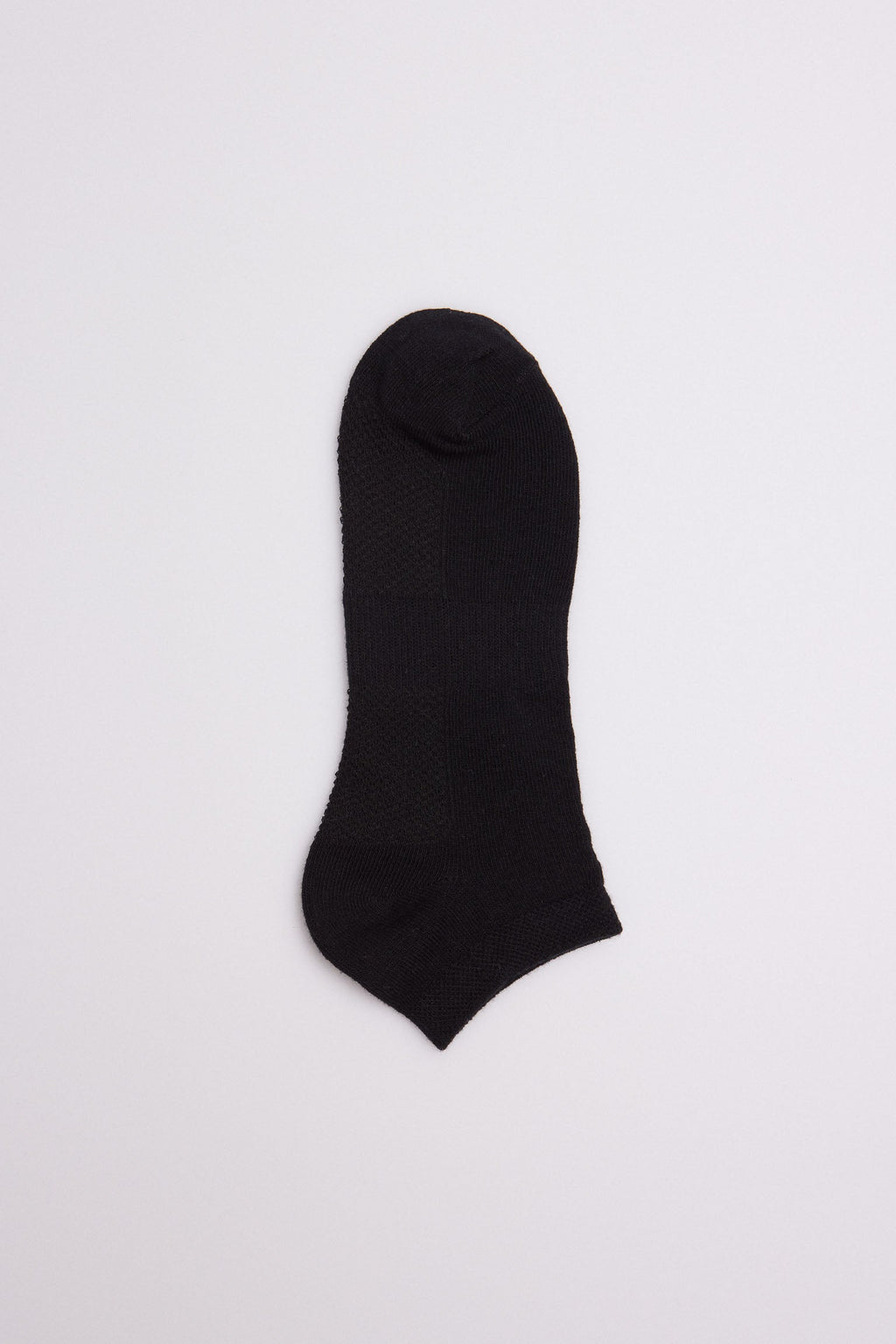 12745 1 calcetin invisible transpirable - Negro